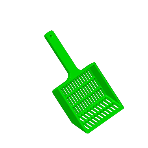 cat litter scoop, another view - Litter Box Accessories, nice