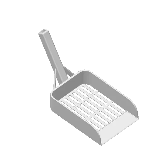 Cat litter scoop Small-Large Poop Scooper, another view - Litter Box Accessories, litter box