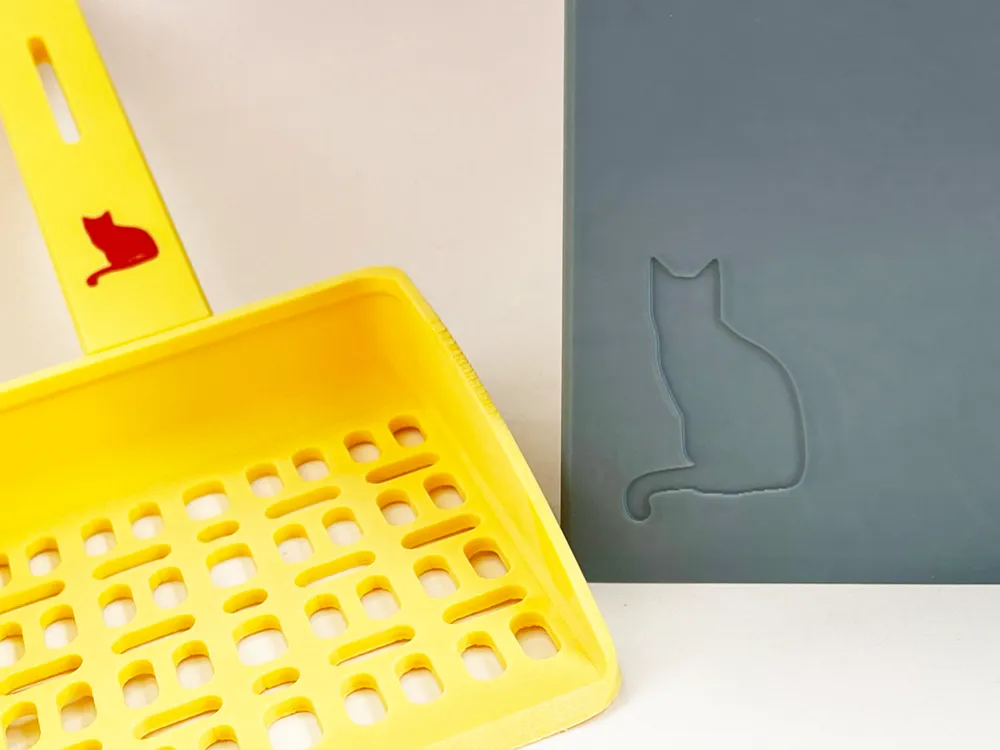 Cat Litter Scoop with Holder, photo 2 of 4 - Litter Box Accessories, shovel