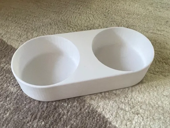 Cat or Dog Pet food or water bowl-Dual Bowl