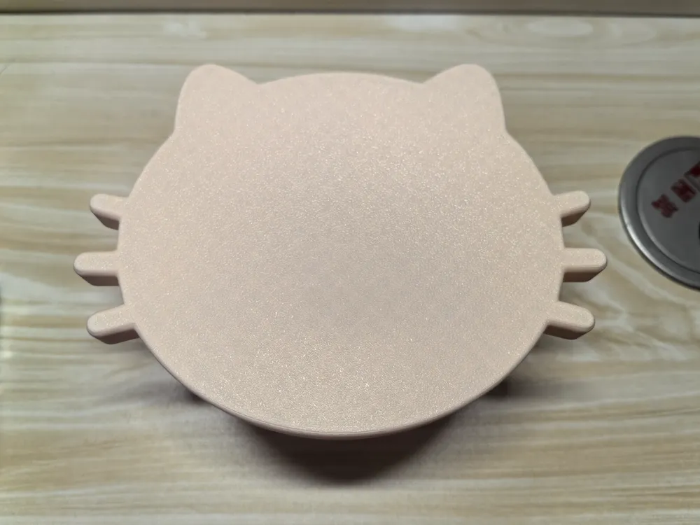 Cat pattern cat food bowl raising stand, photo 3 of 4 - Cat Bowls & Feeders, pet