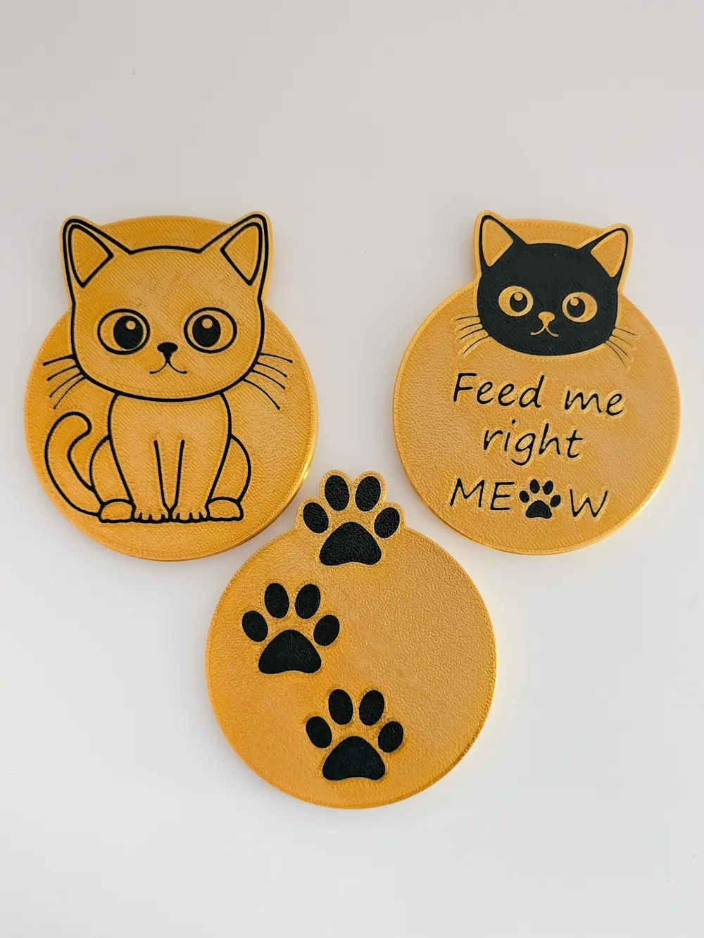 Cat pet food can lid, another view - Cat Bowls & Feeders, can cover