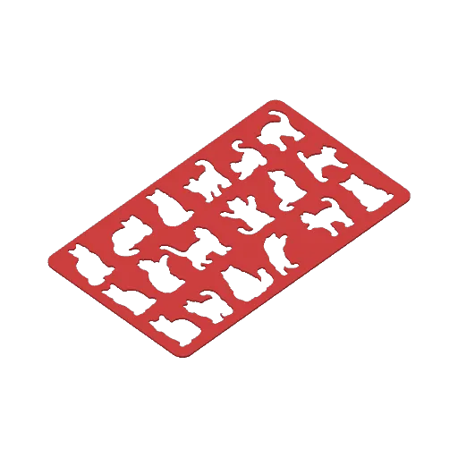 Cat Silhouette Stencil, 18 Cute Cat Poses, photo 4 of 4 - Cat Silhouette Stencil, 18 Cute Cat Poses Art & Craft Supplies
