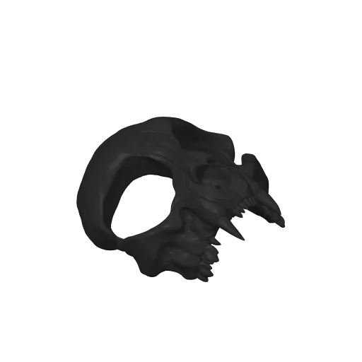 Cat Skull Mask, another view - Skull Masks, halloween