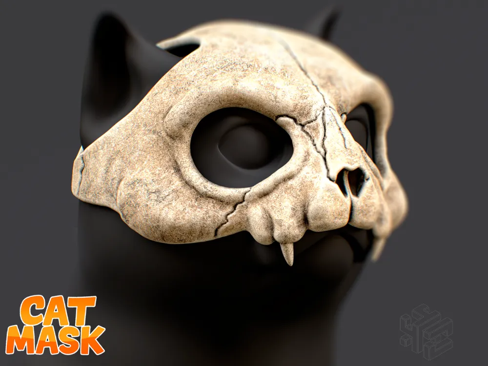 Cat Skull Mask for Cats