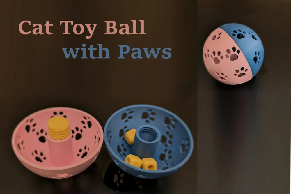 Cat Toy Ball with Paws
