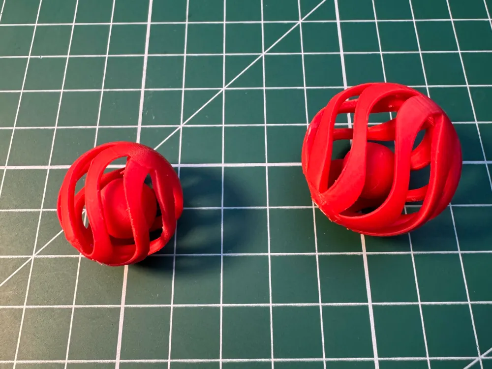 Cat toy - elastic ball in ball version 2 - fidget