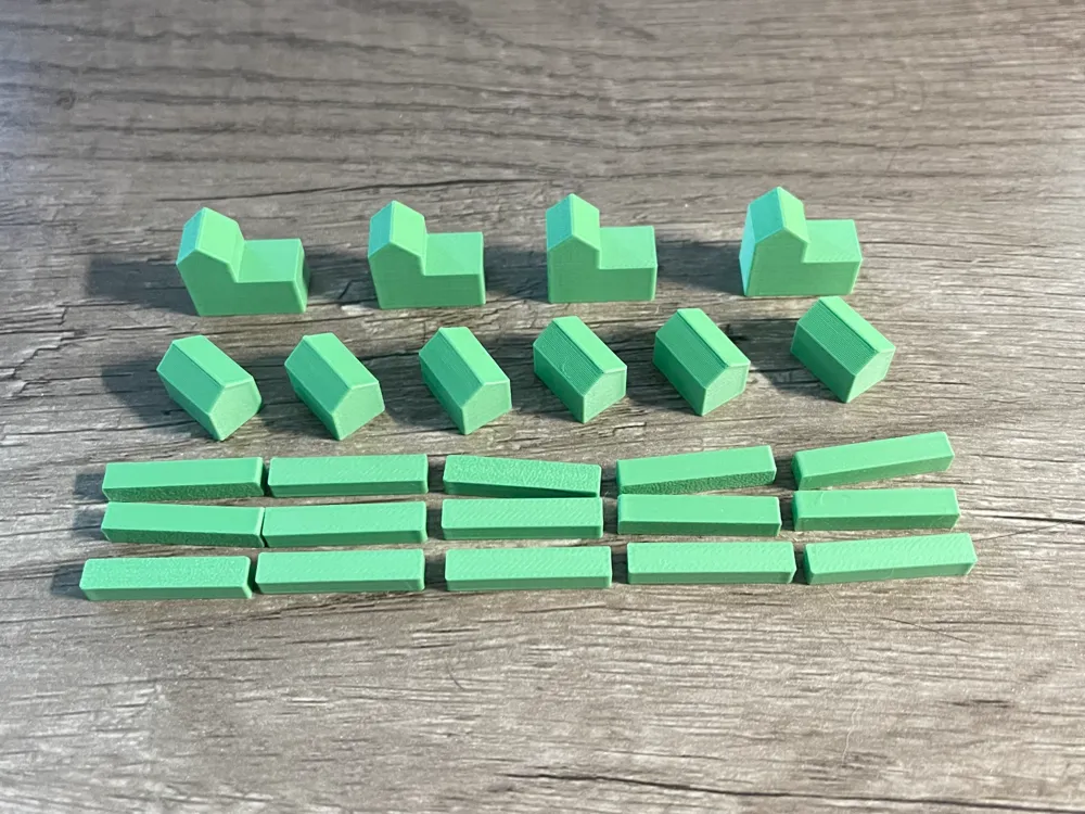CATAN Board Game Pieces, another view - Classic Board Games & Game Sets, board game accessories
