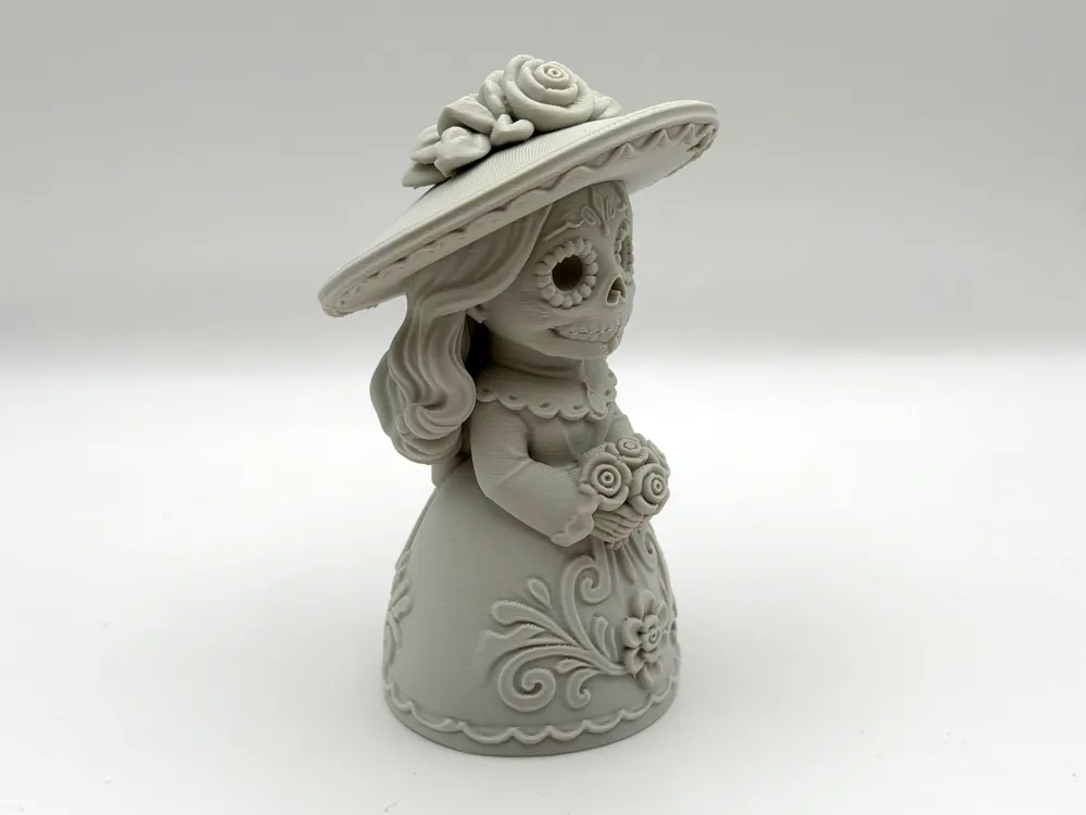 Catrina Calavera Figurine, photo 4 of 5 - Halloween Skulls & Skeletons, decor