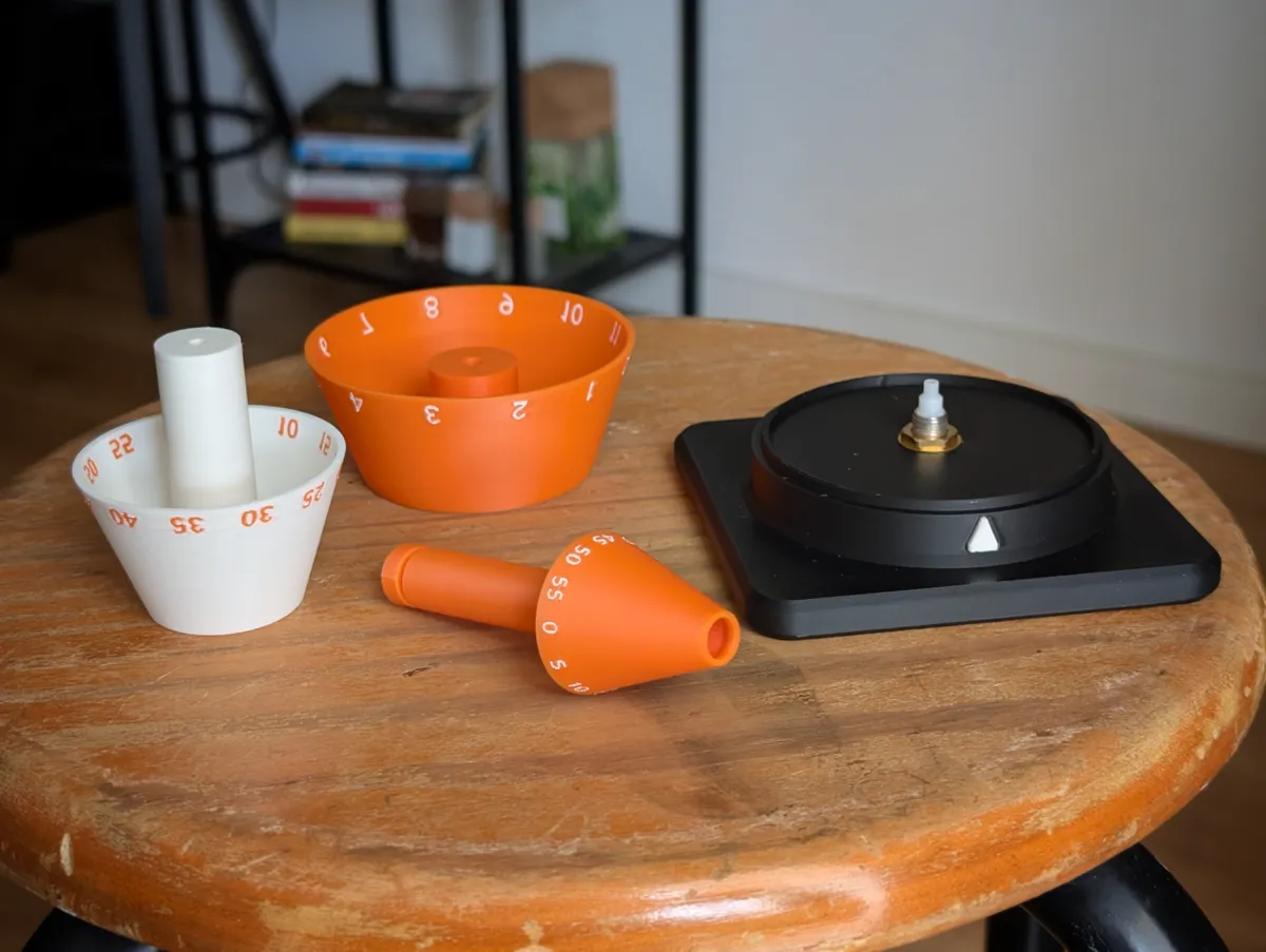 Traffic Cone Clock Components Kit 011, photo 3 of 4 - Traffic Cone Clock Components Kit 011 Home Decor Items