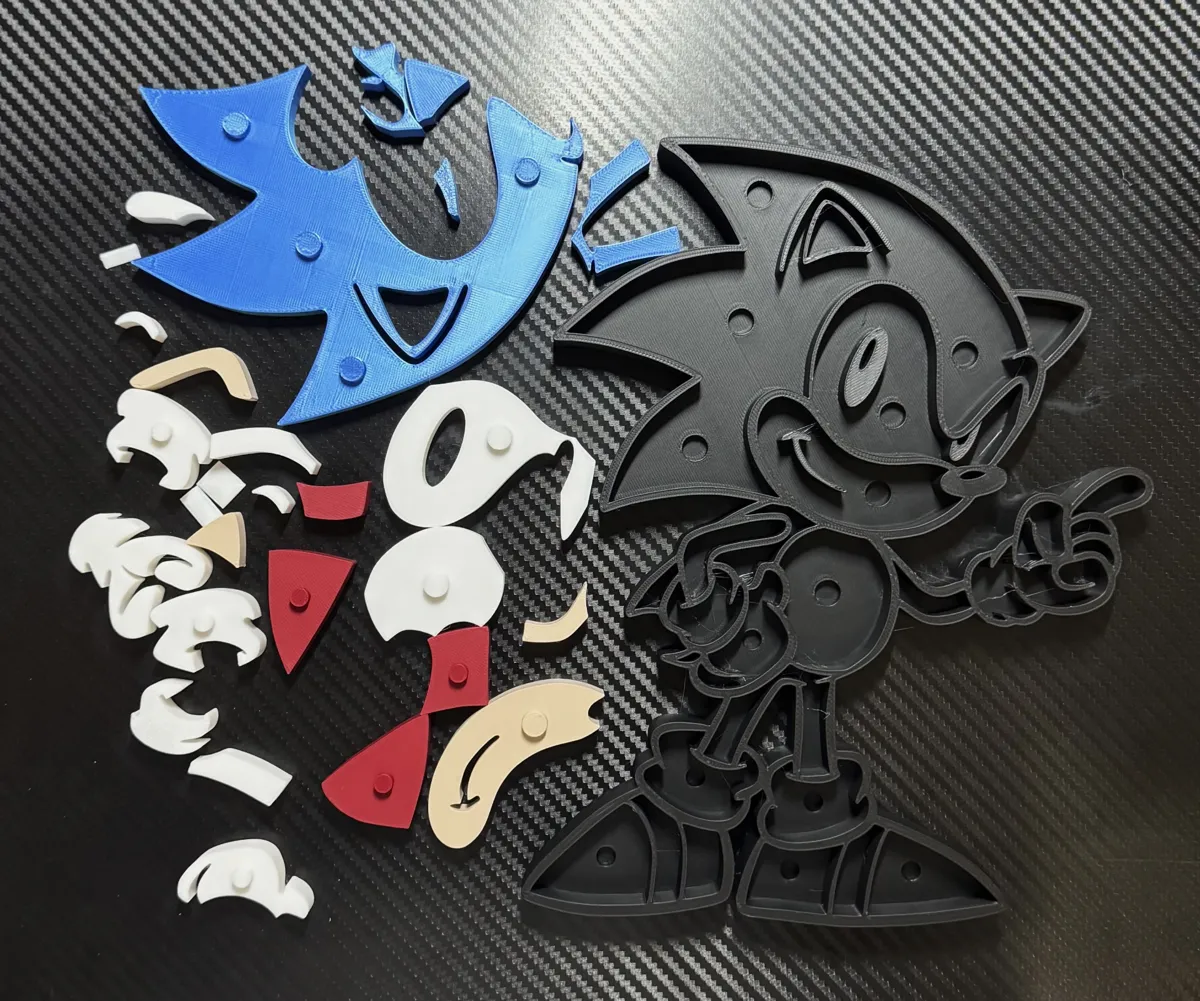 Sonic the Hedgehog Wall Art, photo 3 of 4 - Sonic the Hedgehog Wall Art Home Decor Items