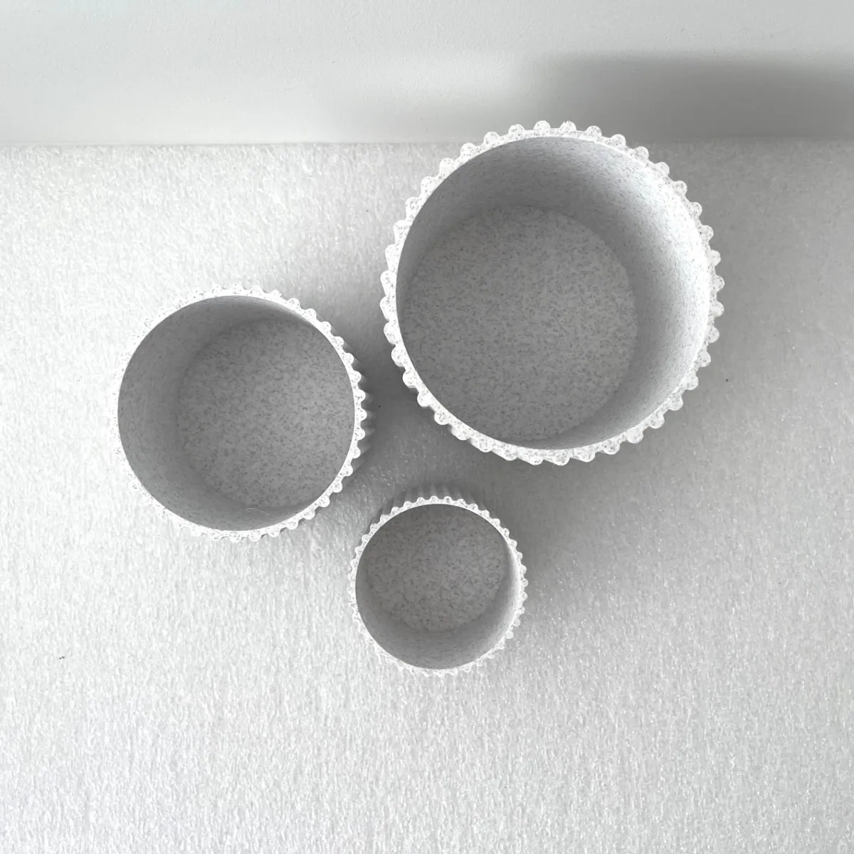 Mini Fluted Planter set, photo 3 of 4 - Mini Fluted Planter set Garden & Outdoor