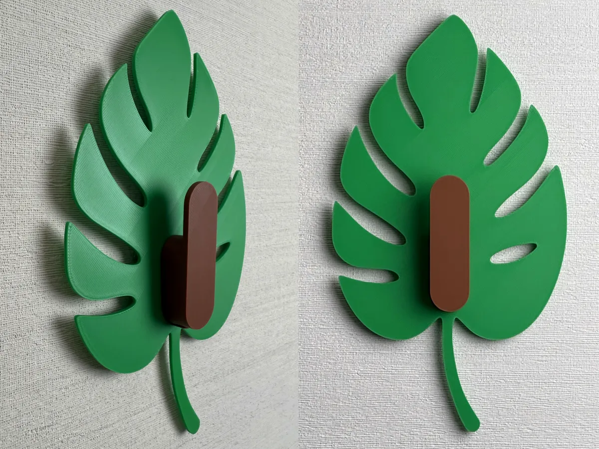 Monstera leaf wall hook