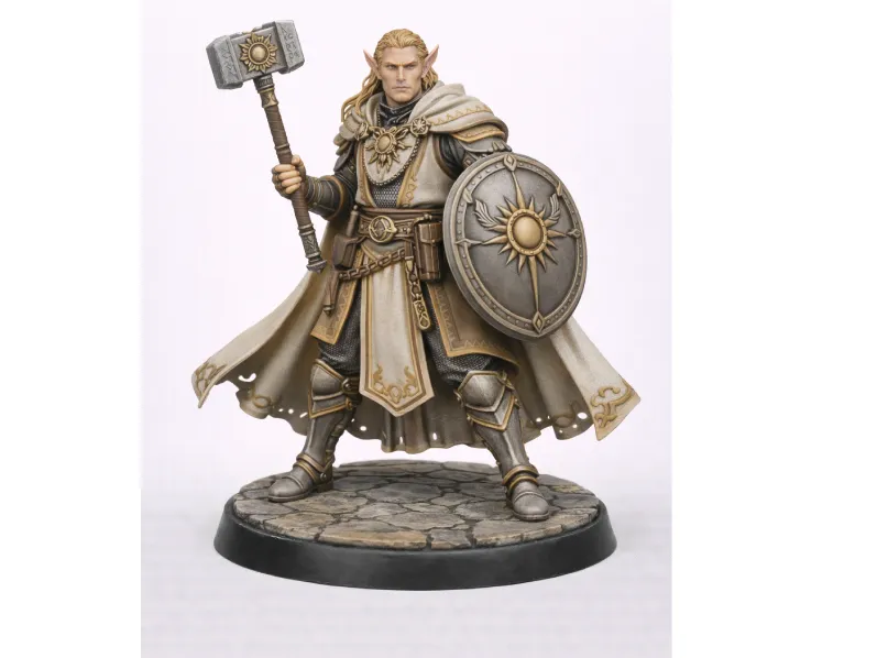 Elf Cleric Miniature