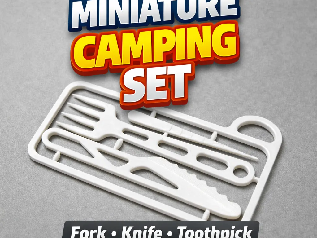 Camping Cutlery Kit Card