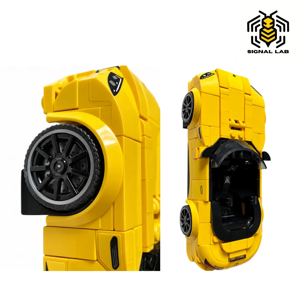 8-Wide Toy Brick Racing Car Wall Mount, photo 3 of 4 - 8-Wide Toy Brick Racing Car Wall Mount Car & Vehicle