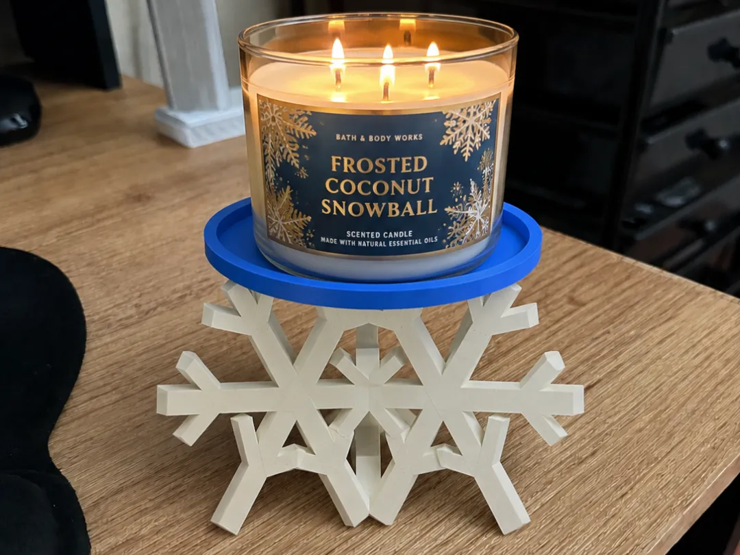 Snowflake Candle Holder - Decor, in stock in India