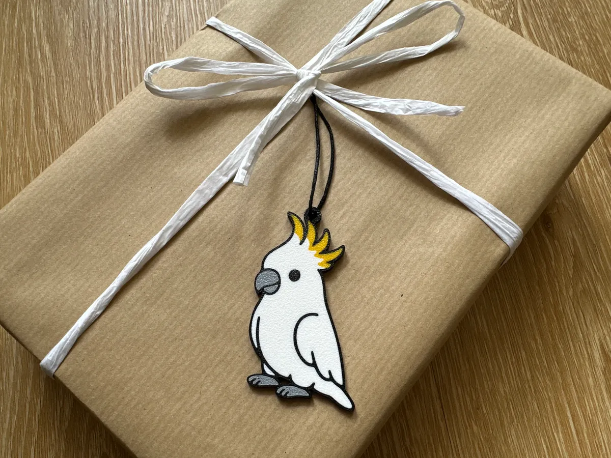 Cute Cockatoo Ornament - 2D Art, in stock in India