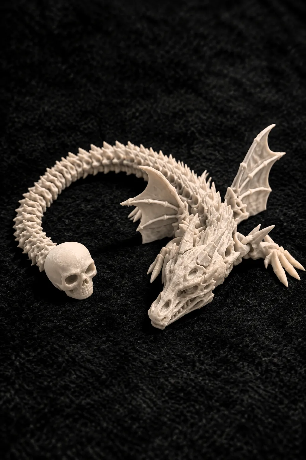 Articulated Skull and Bone Dragon flexi, photo 3 of 4 - Articulated Skull and Bone Dragon flexi Toys & Games