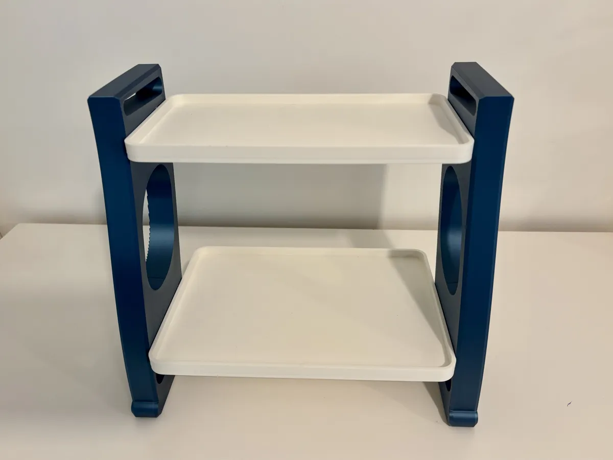 Leaning Desk Shelf | 2-Tier Desktop Organizer, photo 2 of 4 - Leaning Desk Shelf | 2-Tier Desktop Organizer Household