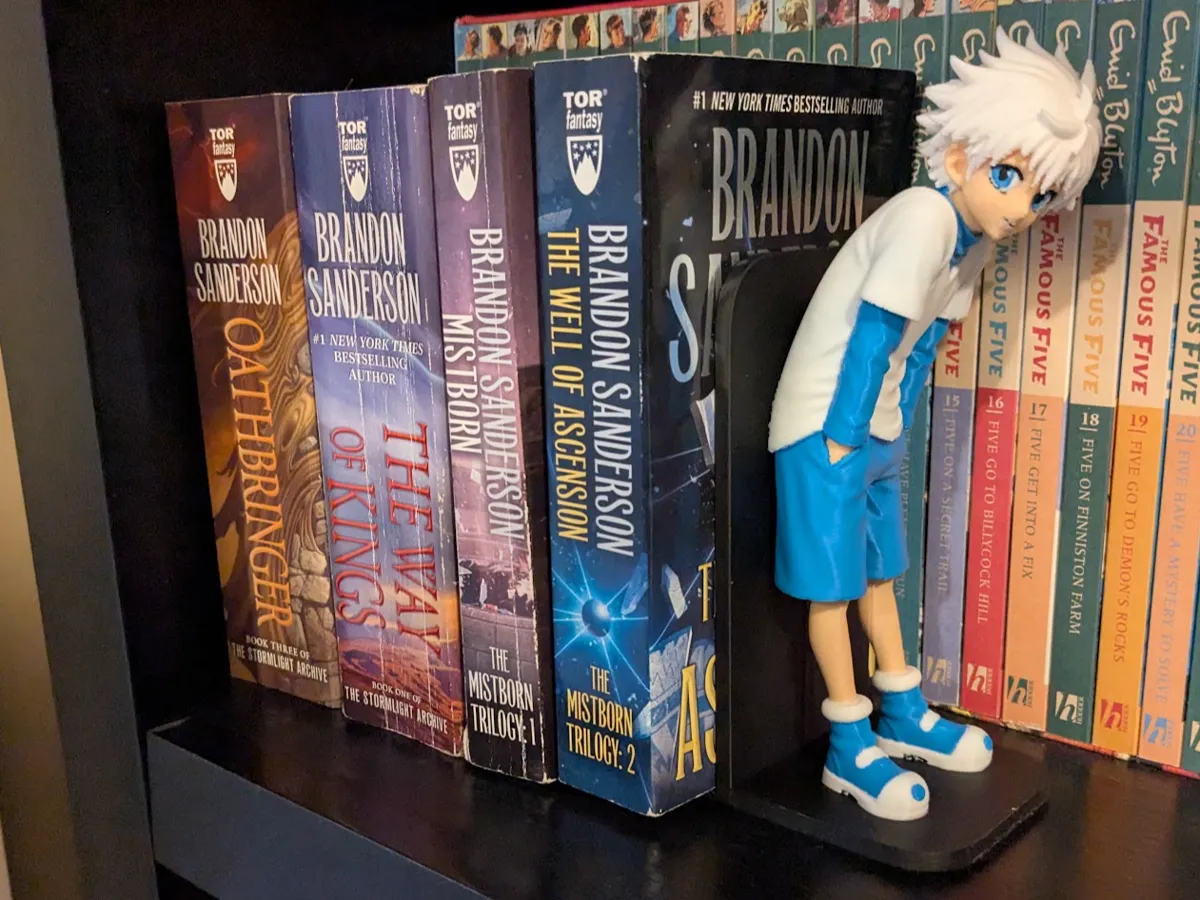 Killua Zoldyck Bookend - HunterxHunter 4 color - Character Bookends, in stock
