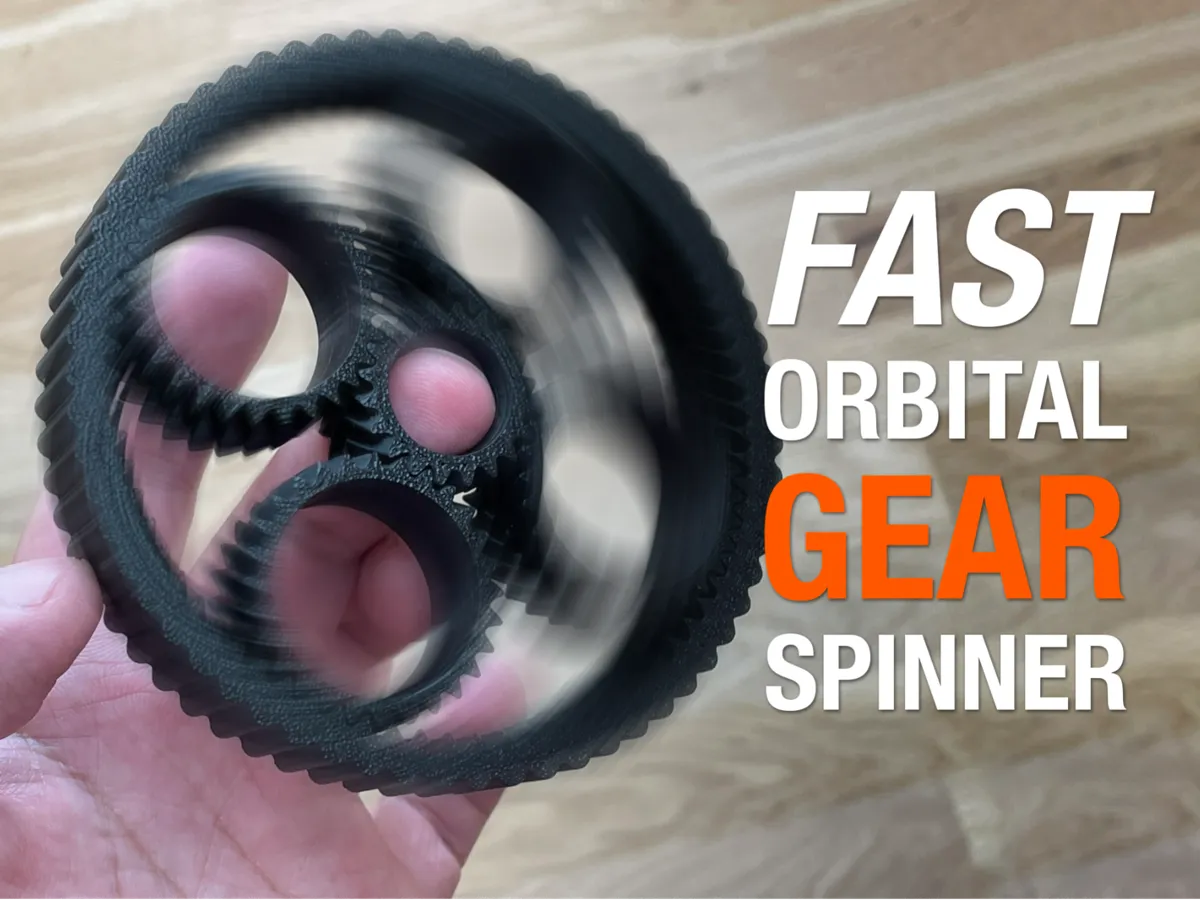 Fast Planetary Gear Spinner w/ gear ratio 4.8:1 - Hand Spinners, in stock