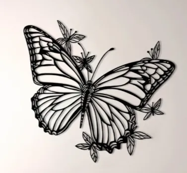 Butterfly wall art - 2D Art, in stock in India