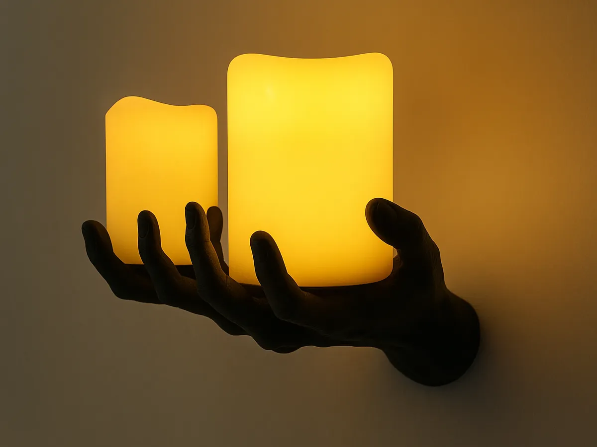 Halloween Wall Hands - Candle Holder - Decor, in stock in India