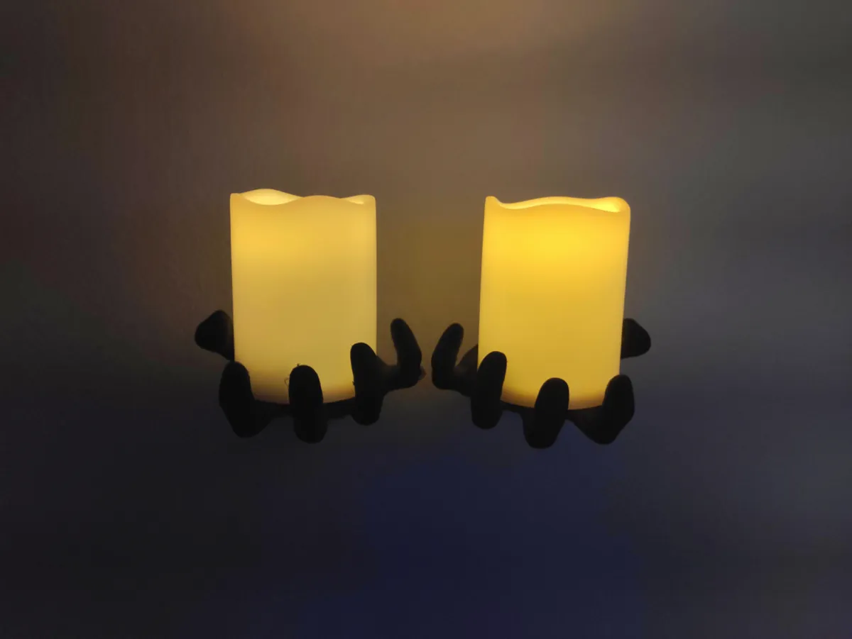 Halloween Wall Hands - Candle Holder, photo 4 of 4 - Halloween Wall Hands - Candle Holder Household
