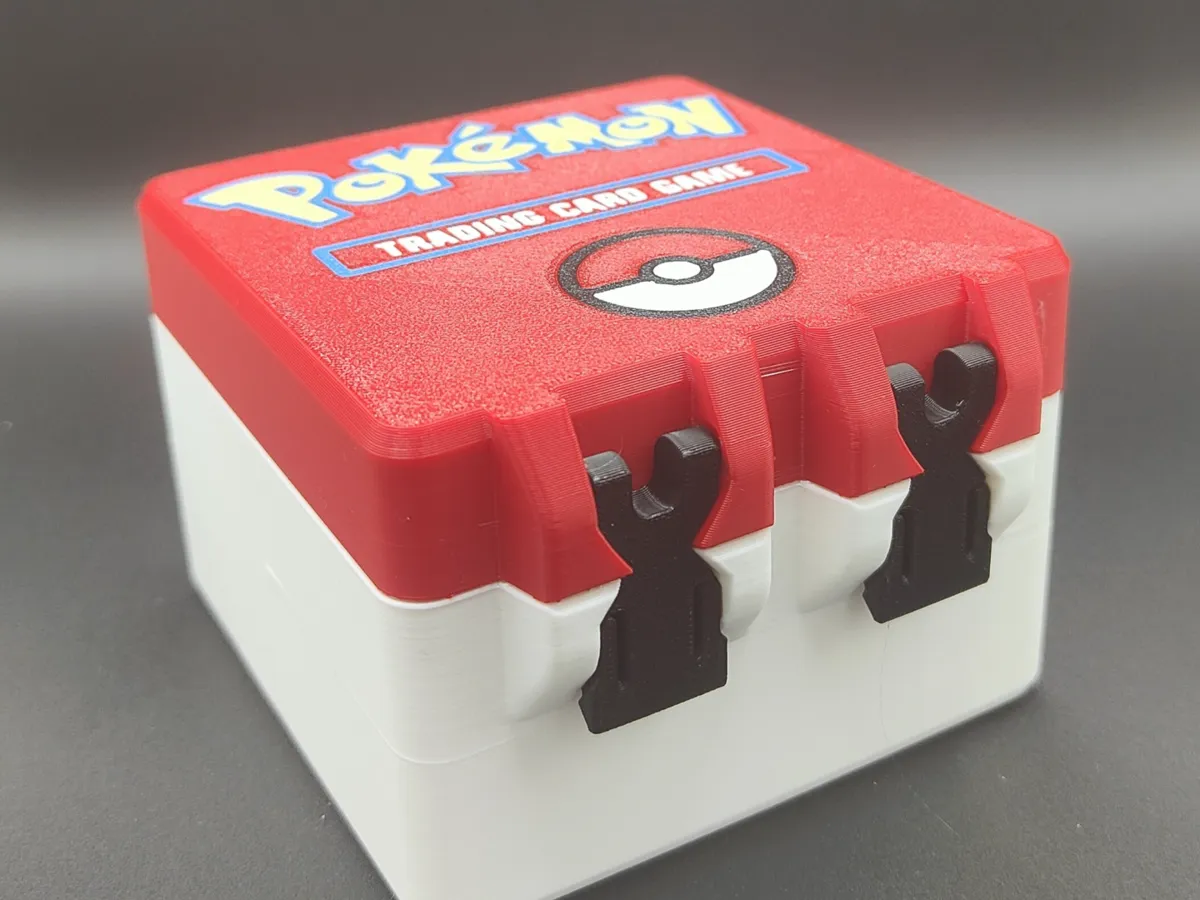 Pokemon "200" Card Deck Box - SnapLock