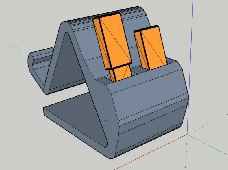 Phone Stand with 2 Slots for USB sticks - Office, in stock in India