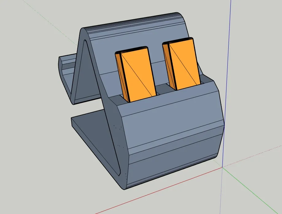Phone Stand with 2 Slots for USB sticks, photo 4 of 4 - Phone Stand with 2 Slots for USB sticks Household
