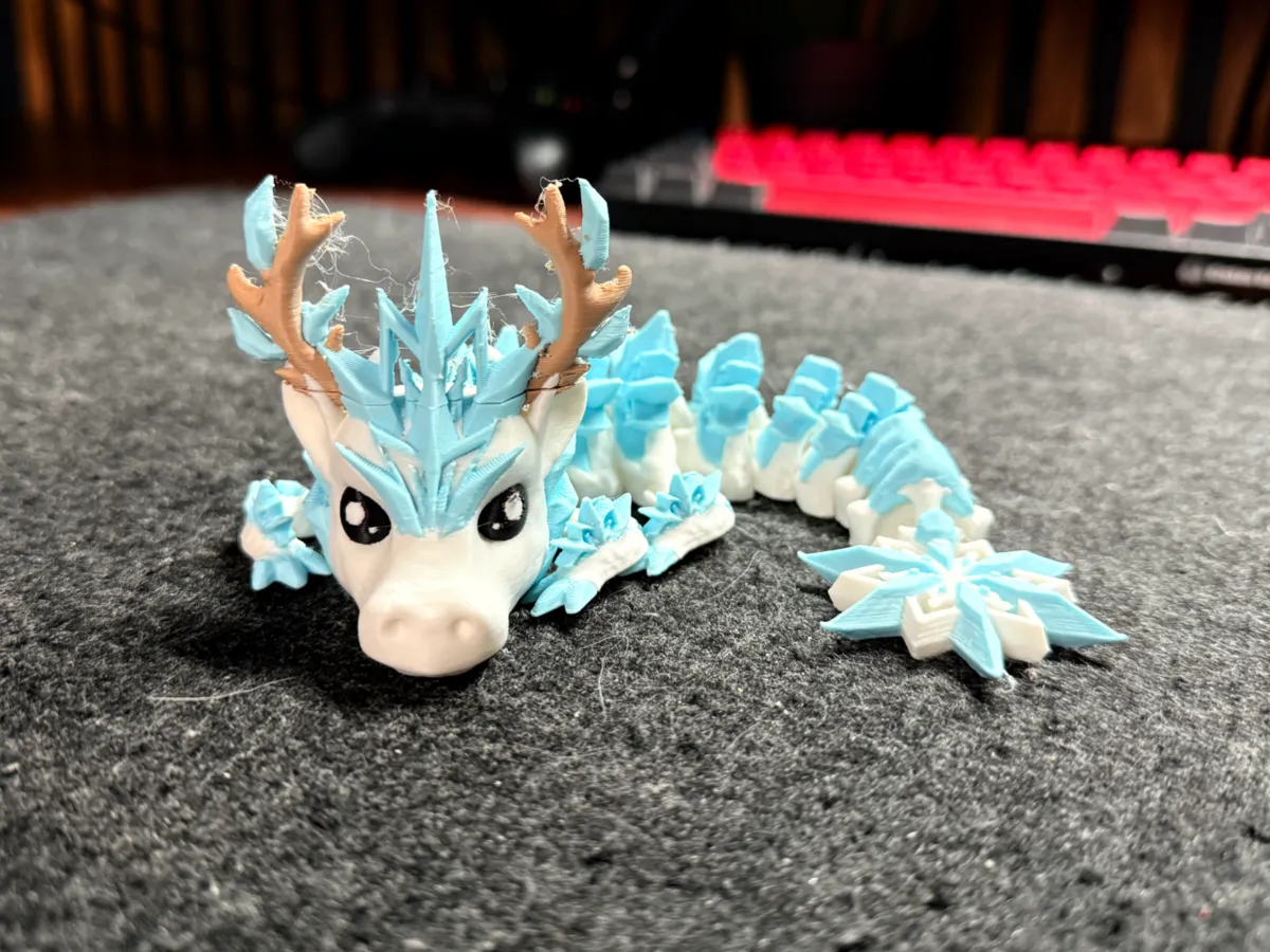 Baby Articulated Snowflake Dragon - Creatures, in stock in India
