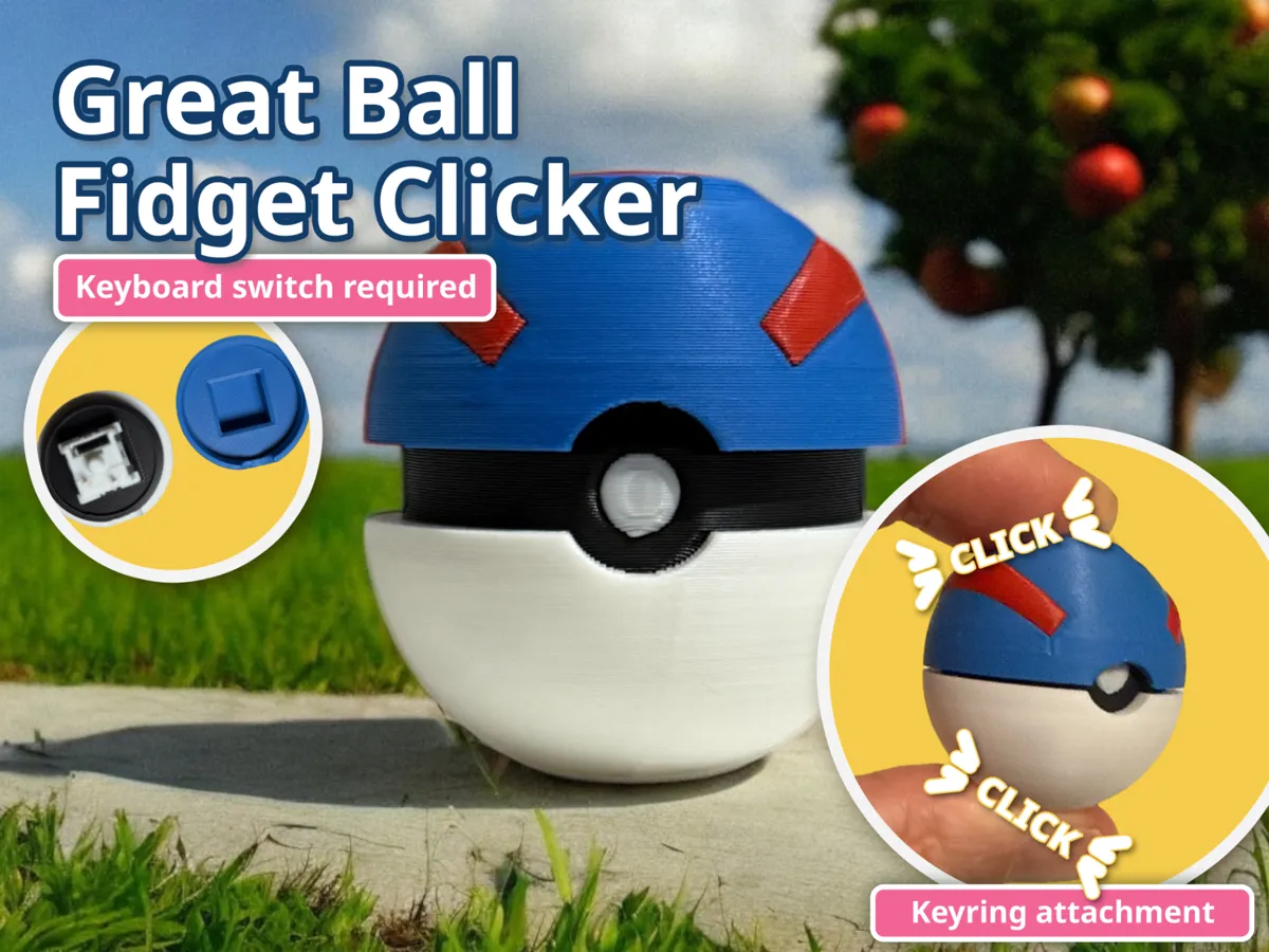 Greatball Fidget Clicker - Keyboard Switch Fidget - Other Miniatures, in stock in India
