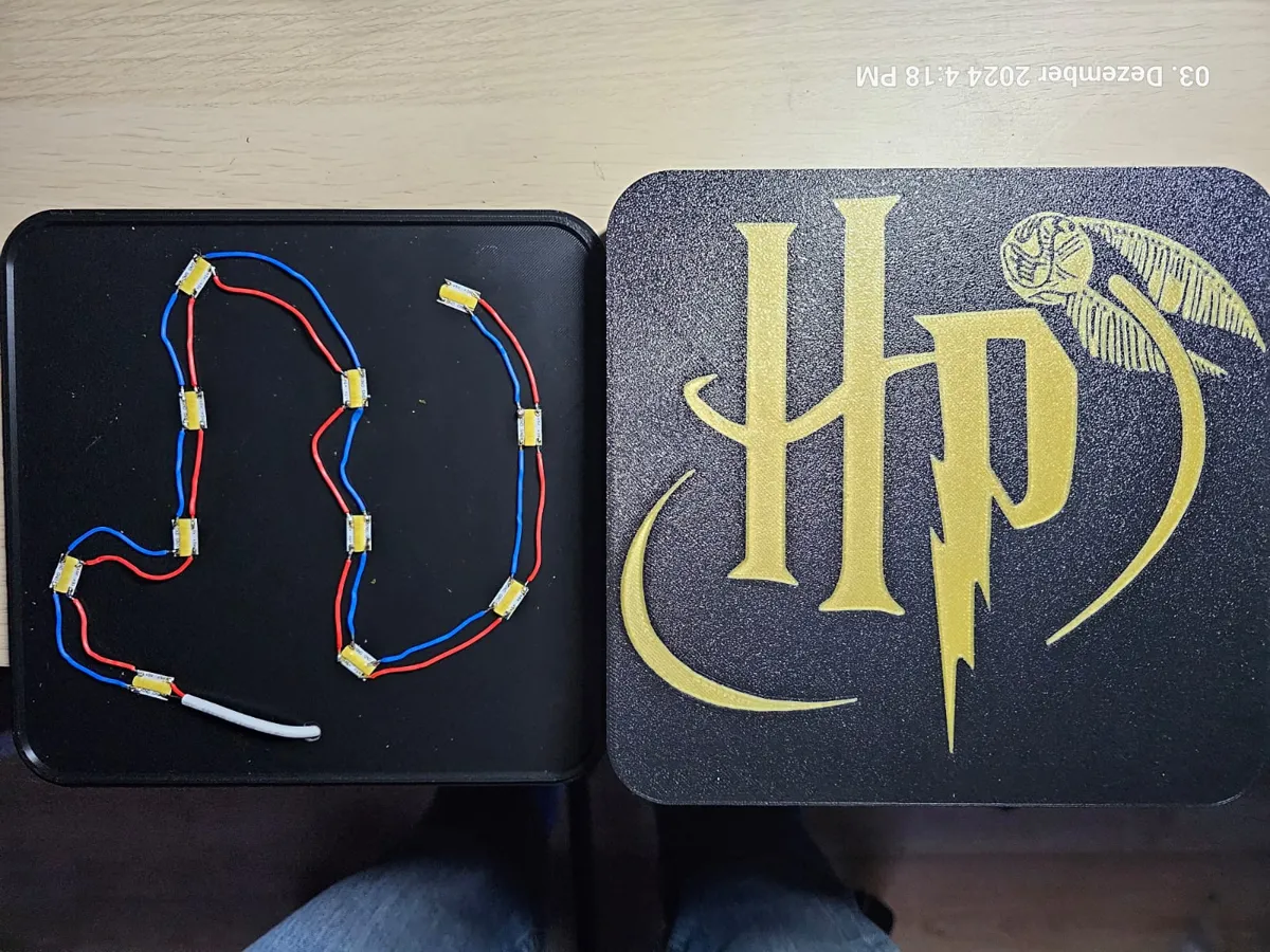 Lightbox Harry Potter + Golden Schnatz, photo 4 of 4 - Lightbox Harry Potter + Golden Schnatz Hobby & DIY