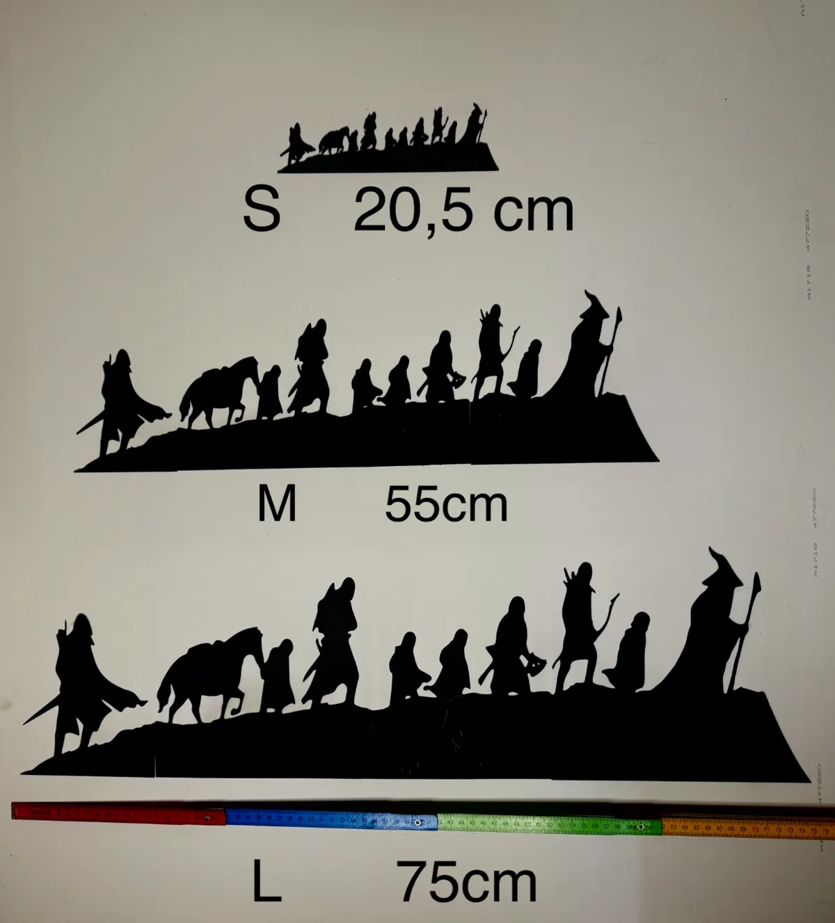 Lord of the rings wallart L (75cm), photo 2 of 3 - Lord of the rings wallart L (75cm) Household