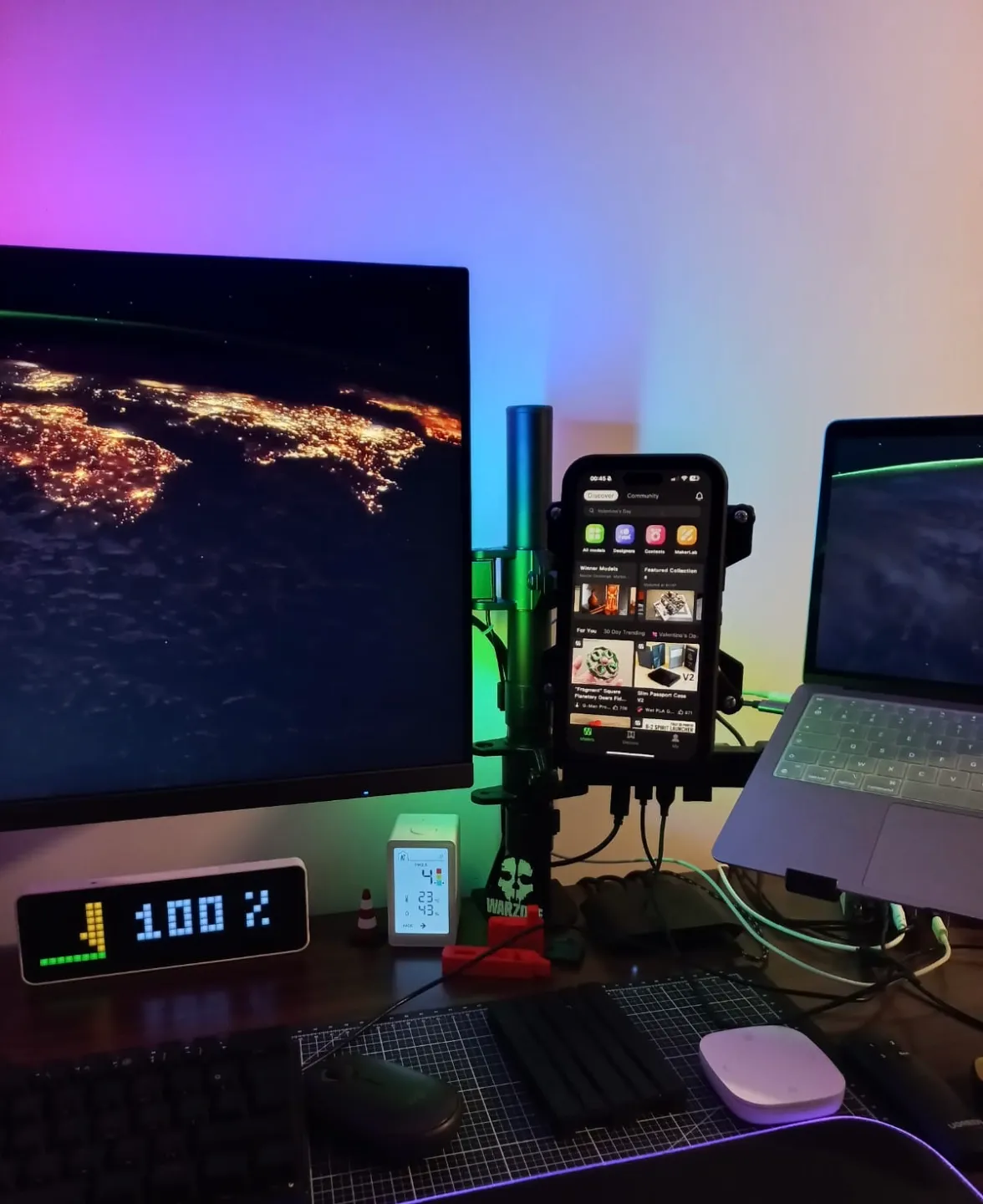 MagSafe VESA Mount 100X100 V2 (By KD3D Labs), photo 2 of 4 - MagSafe VESA Mount 100X100 V2 (By KD3D Labs) Desk & Office