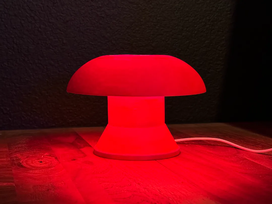 Retro Mushroom Lamp