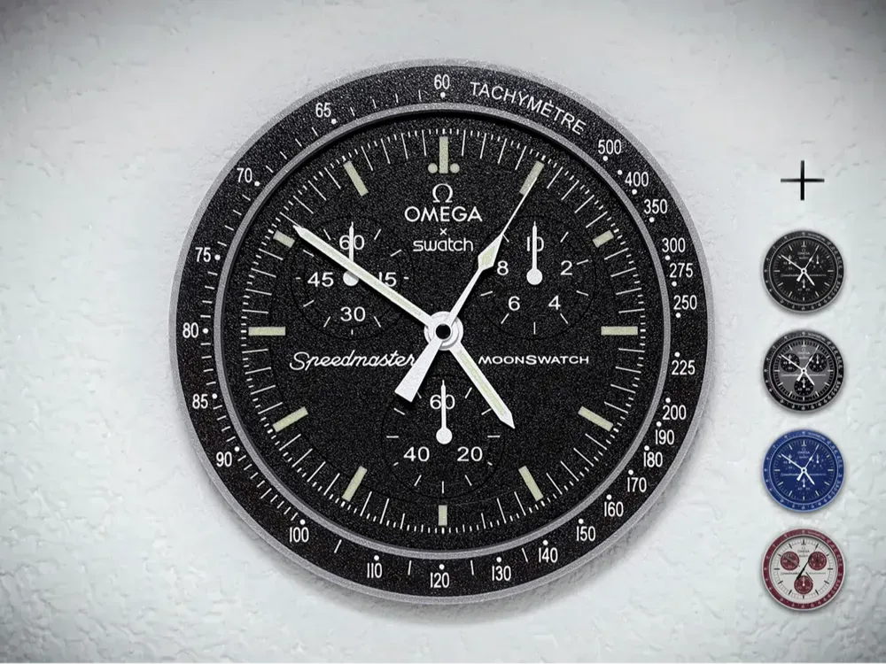 Swatch MoonSwatch, Wall Clock