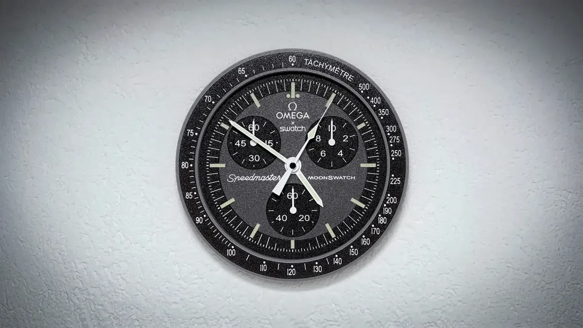 Swatch MoonSwatch, Wall Clock, photo 4 of 4 - Swatch MoonSwatch, Wall Clock Home Decor Items