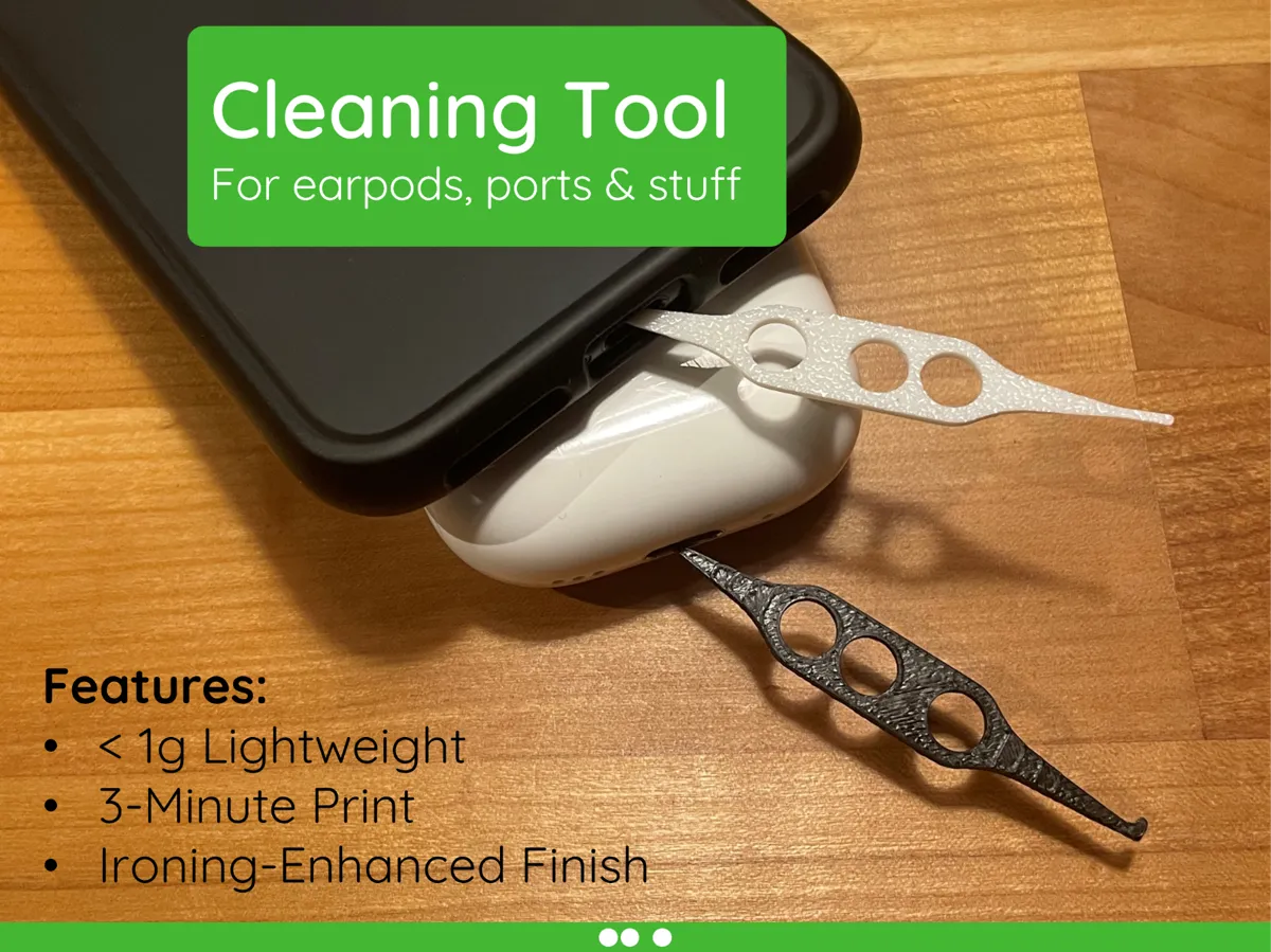 Cleaning Tool - Earbuds & Ports (USB-C, Lightning)