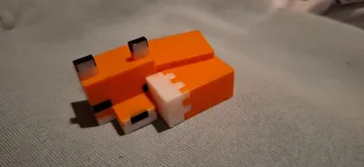 Minecraft Mini Fox Desk Buddy, photo 4 of 4 - Minecraft Mini Fox Desk Buddy Desk & Office