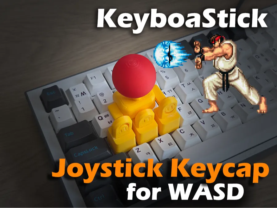 Joystick Keycap for WASD (KeyboaStick WASD) - Switch & Joy-Con Holders, in stock