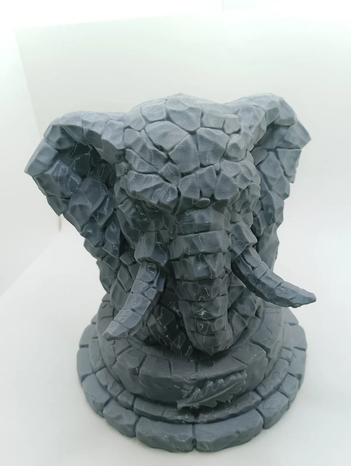 Elephant, Fragment Sculptures Bust, photo 3 of 4 - Elephant, Fragment Sculptures Bust Art