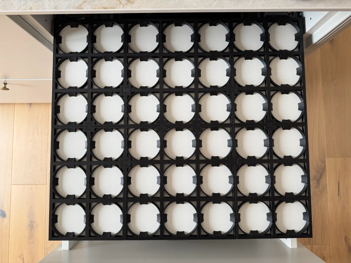 IKEA Utrusta for Korken 4oz for 42 jars (7x6) - Organizers, in stock in India
