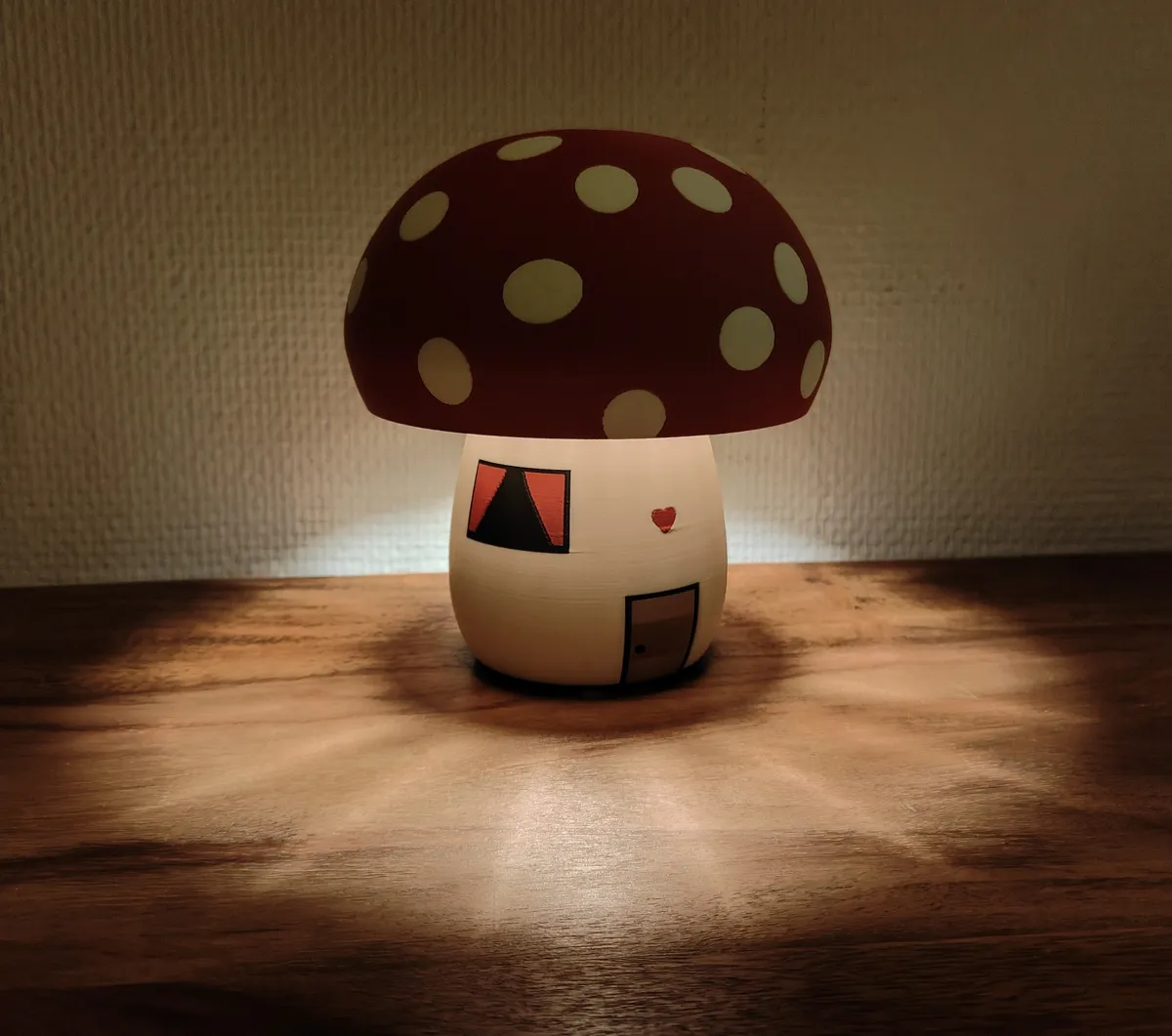 Mushroom light for LED Lamp Kit 001