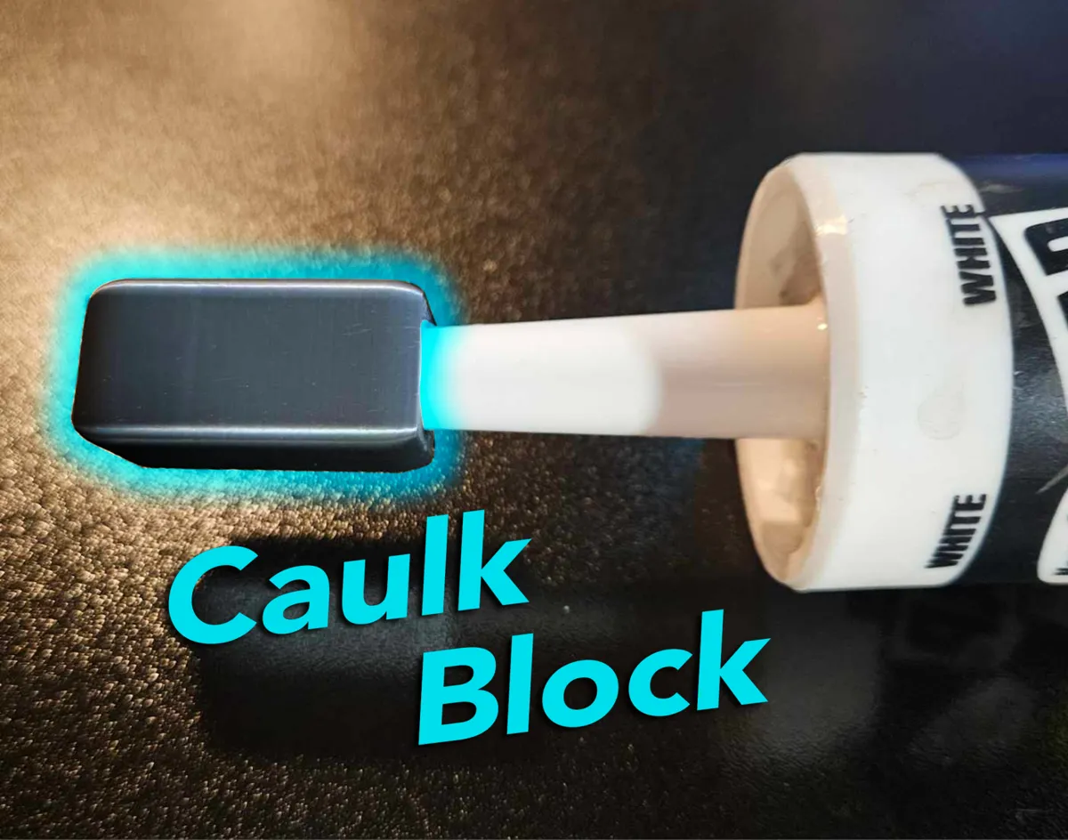 Caulk Block - Tube Plug