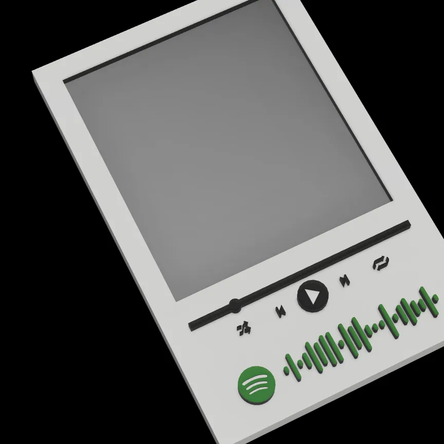 Spotify Style Photo Frame Polaroid