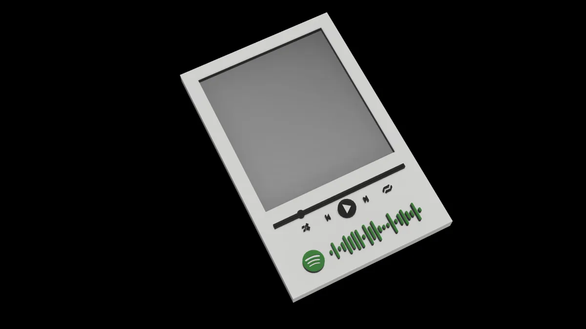 Spotify Style Photo Frame Polaroid, photo 2 of 4 - Polaroid & Instax Frames, Home Decor Items