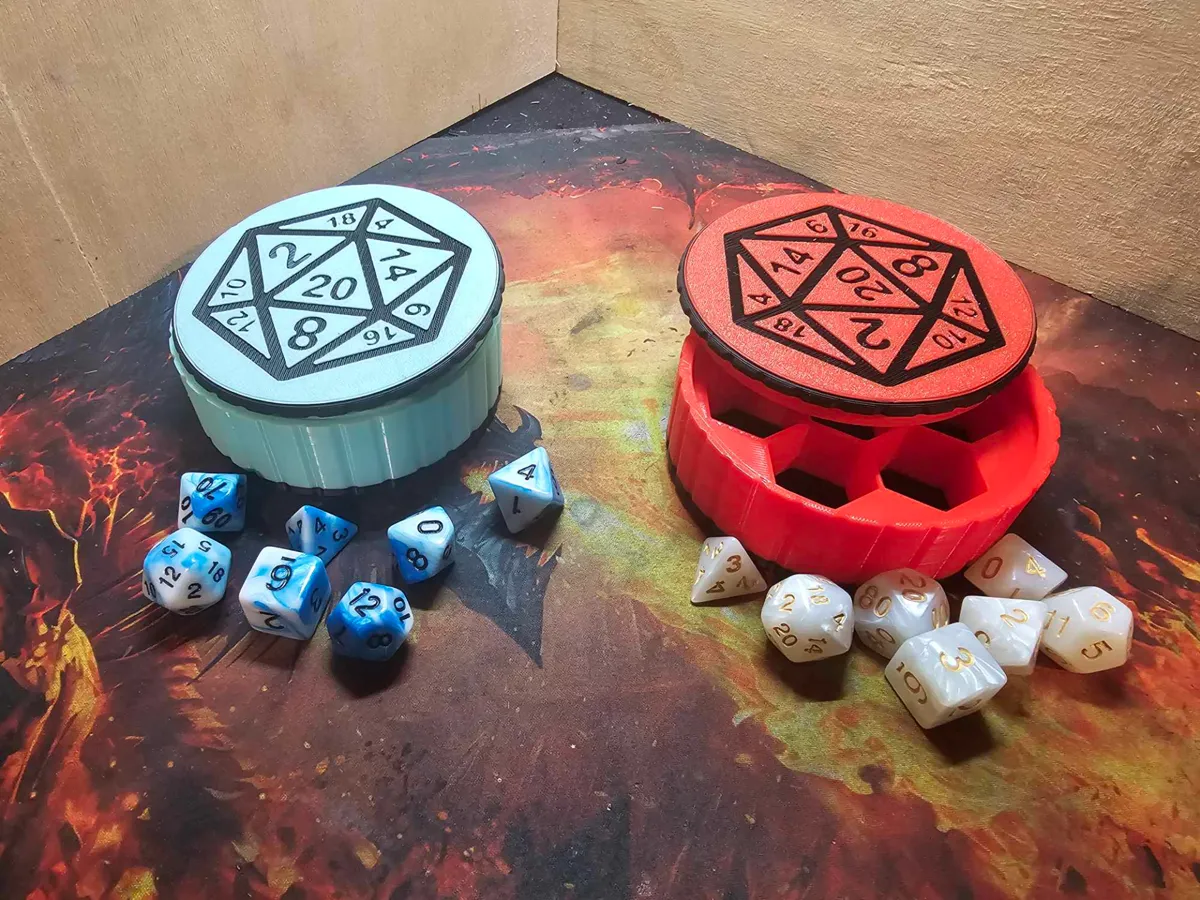 DiceCase with Screw Top Lid
